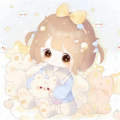 可爱萌Q版女生专属卡通头像