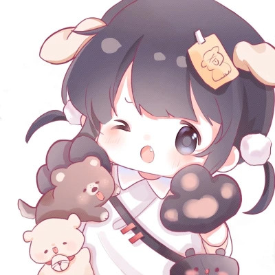 可爱萌Q版女生专属卡通头像