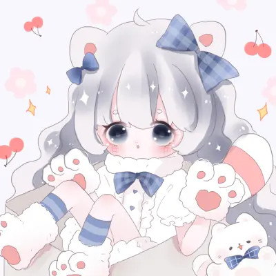 漫画小女孩图片可爱呆萌头像