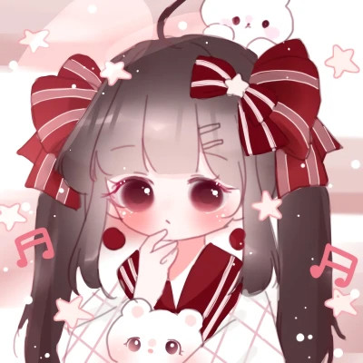 漫画小女孩图片可爱呆萌头像