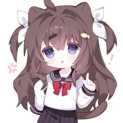 漫画小女孩图片可爱呆萌头像