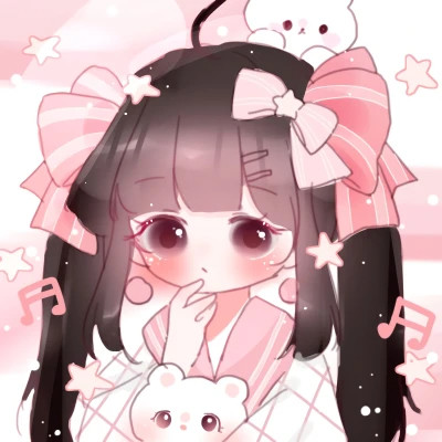 漫画小女孩图片可爱呆萌头像