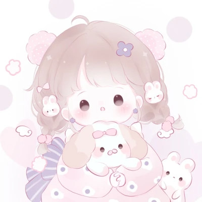 漫画小女孩图片可爱呆萌头像