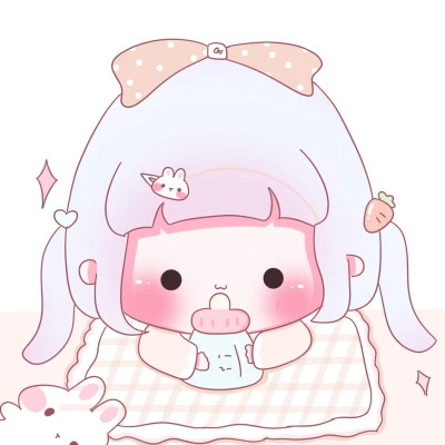 漫画小女孩图片可爱呆萌头像