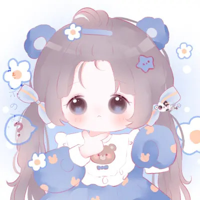 漫画小女孩图片可爱呆萌头像