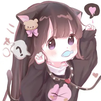 漫画小女孩图片可爱呆萌头像