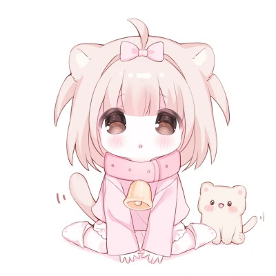 漫画小女孩图片可爱呆萌头像