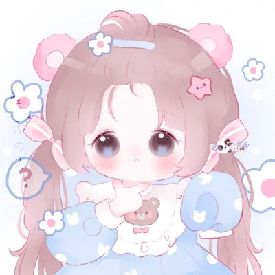 漫画小女孩图片可爱呆萌头像