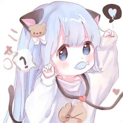 漫画小女孩图片可爱呆萌头像