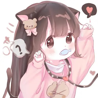 漫画小女孩图片可爱呆萌头像