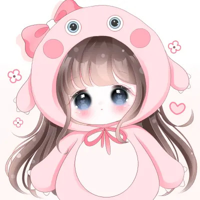 漫画小女孩图片可爱呆萌头像