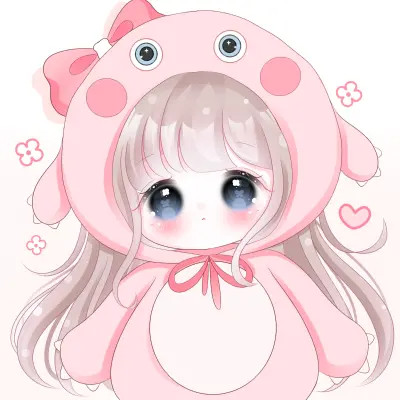 漫画小女孩图片可爱呆萌头像