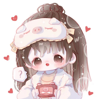 漫画小女孩图片可爱呆萌头像