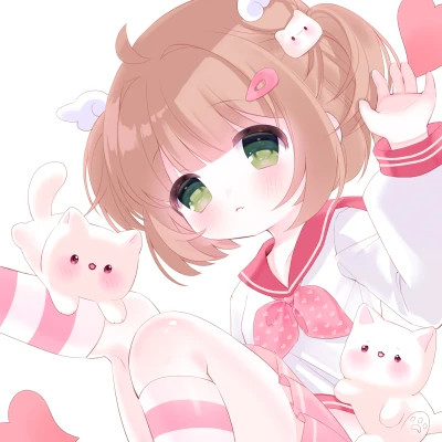 漫画小女孩图片可爱呆萌头像
