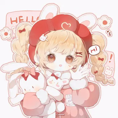 漫画小女孩图片可爱呆萌头像