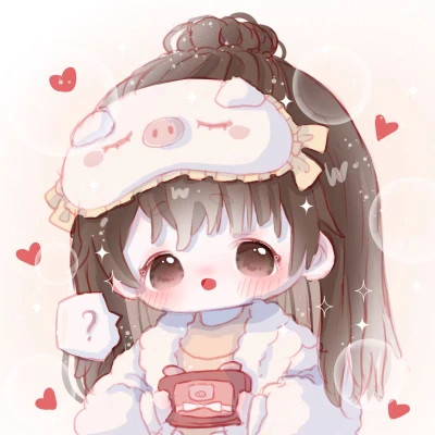 漫画小女孩图片可爱呆萌头像