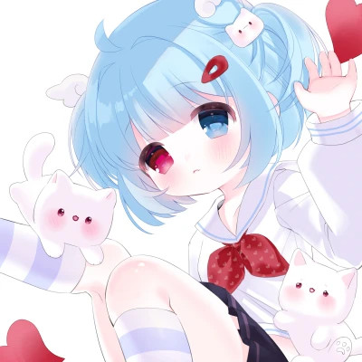 漫画小女孩图片可爱呆萌头像