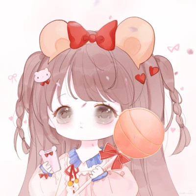 卡通女孩图片可爱萌头像