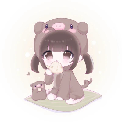 卡通女孩图片可爱萌头像