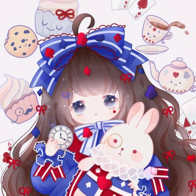卡通头像女可爱q版