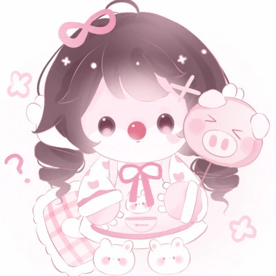 卡通图片可爱女生微信头像
