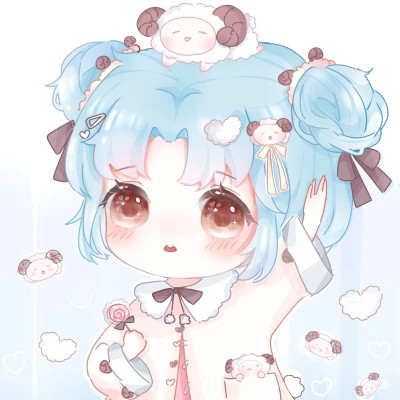 可爱女生头像卡通呆萌q版