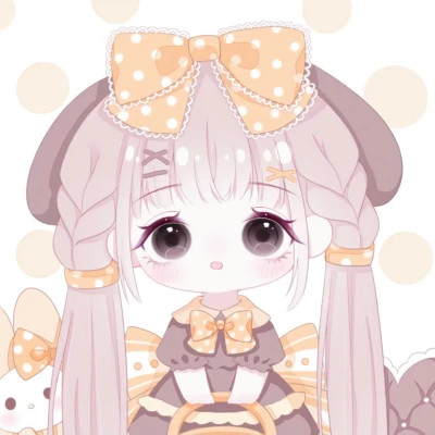 可爱女生头像卡通呆萌q版