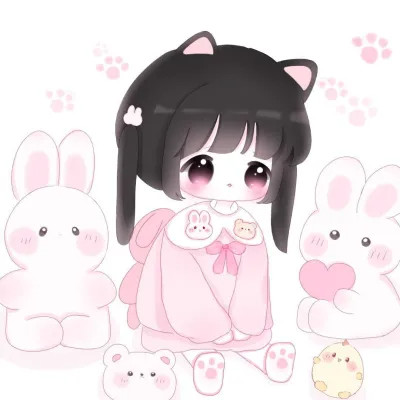 可爱女生头像卡通呆萌q版