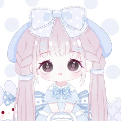 可爱女生头像卡通呆萌q版