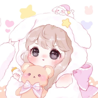 可爱女生头像卡通呆萌q版