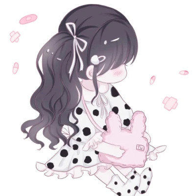可爱女生头像卡通呆萌q版