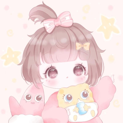 可爱女生头像卡通呆萌q版