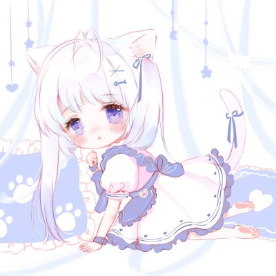 可爱女生头像卡通呆萌q版