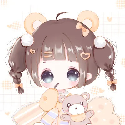 可爱女生头像卡通呆萌q版