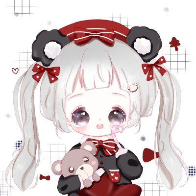 可爱女生头像卡通呆萌q版
