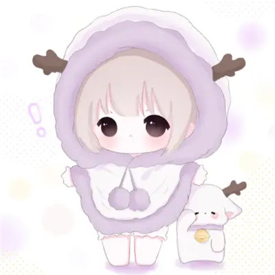 可爱女生头像卡通呆萌q版