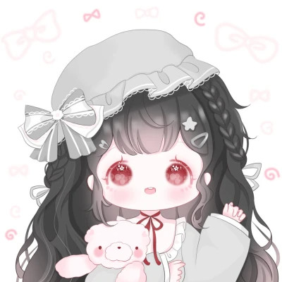 可爱女生头像卡通呆萌q版