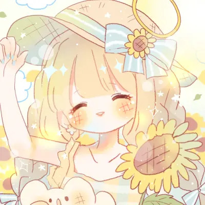 可爱女生头像卡通呆萌q版