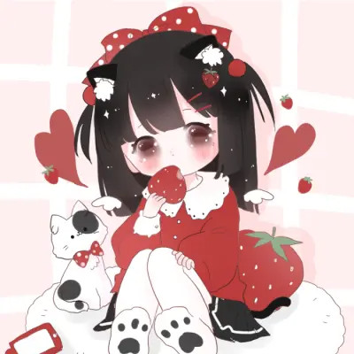 可爱女生头像卡通呆萌q版