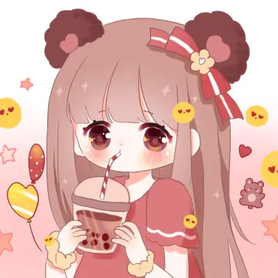 可爱女生头像卡通呆萌q版