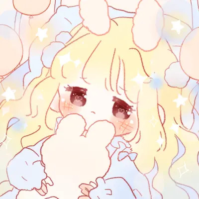 可爱女生头像卡通呆萌q版