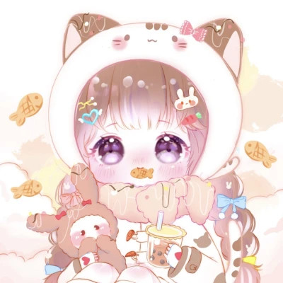 可爱女生头像卡通呆萌q版
