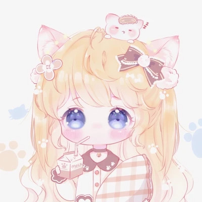 可爱女生头像卡通呆萌q版
