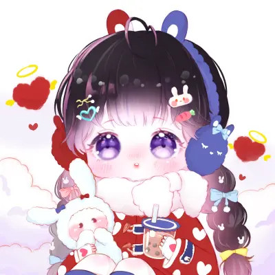 可爱女生头像卡通呆萌q版