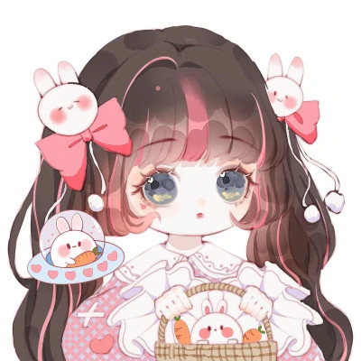 可爱女生头像卡通呆萌q版