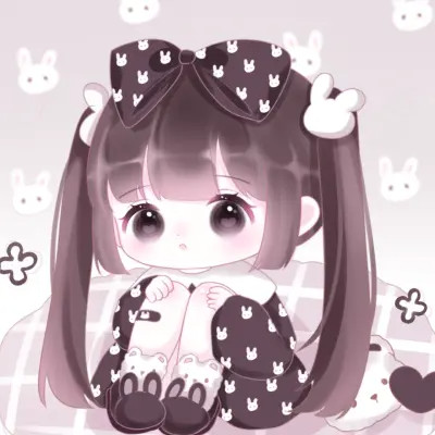 可爱女生头像卡通呆萌q版