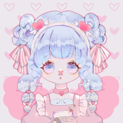 可爱女生头像卡通呆萌q版