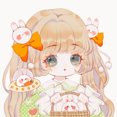可爱女生头像卡通呆萌q版