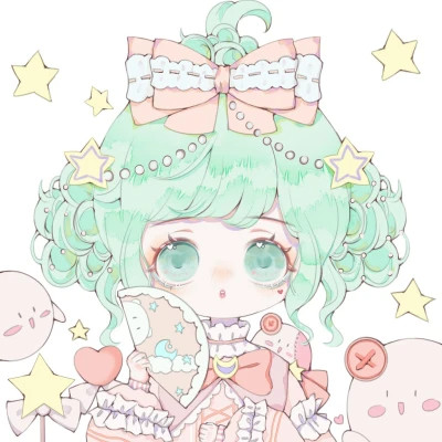 可爱女生头像卡通呆萌q版