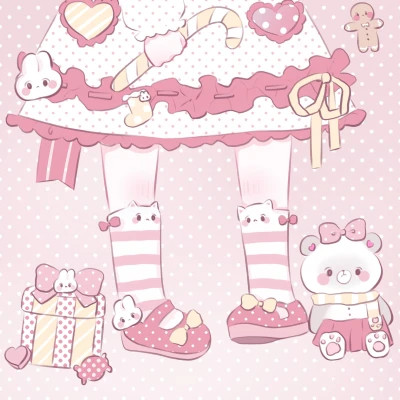 可爱的卡通头像女生呆萌